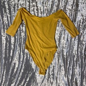 Off shoulder body suit